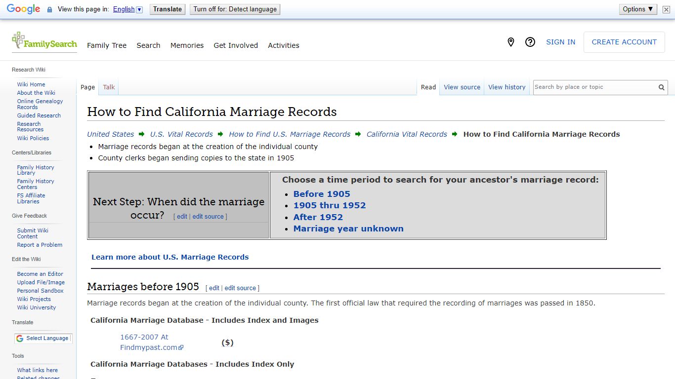 How to Find California Marriage Records • FamilySearch