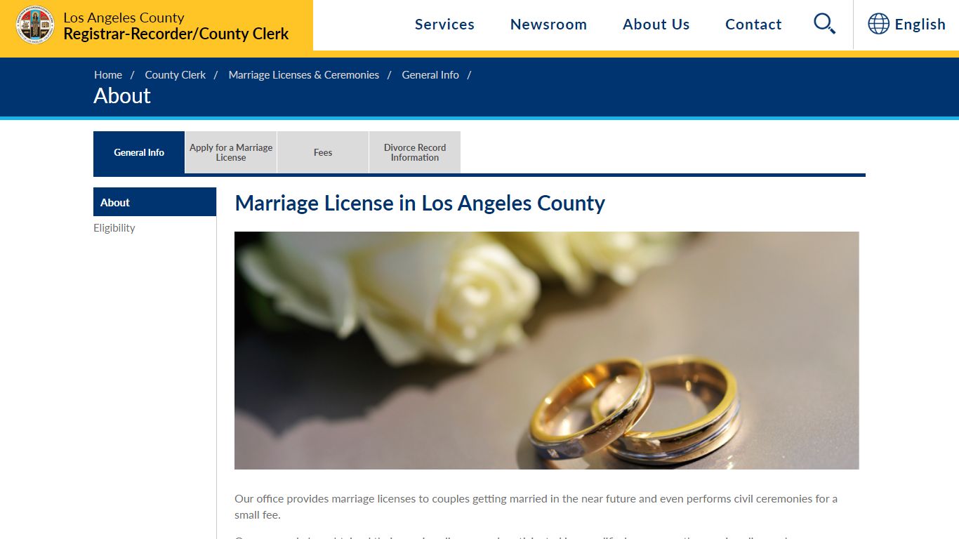 Marriage License in Los Angeles County - LAVote.gov